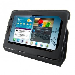 4World torba s postoljem za Galaxy Tab, ultra slim, 7 ''crna