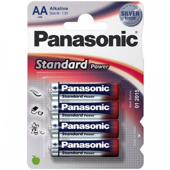 Panasonic baterije AA LR6SPS/4BP Alakline Standard Power 4/1