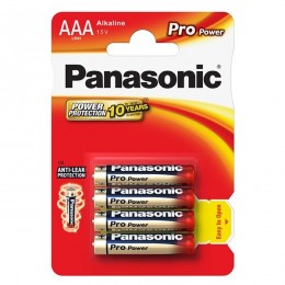 Panasonic baterije AAA LR03PPG/4BP Alkaline Pro Power 4/1