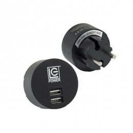 LC-Power adapter za punjenje dual LC-CH-USB-WS max 3,4A