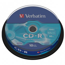 Verbatim CD-R 700MB 52x DataLife 10/1 spindle (V043437)
