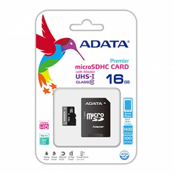 ADATA MC MicroSD 16GB Class 10