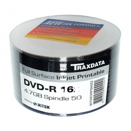 Traxdata DVD-R 50/1 spindl printabilni 16X 234393