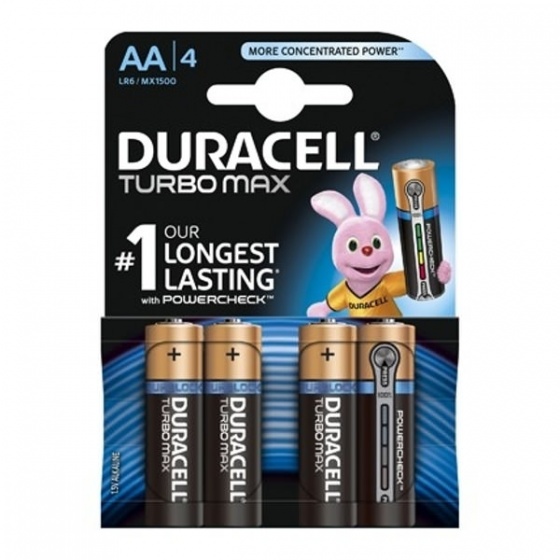 Duracell baterije TURBO MAX AA 4kom
