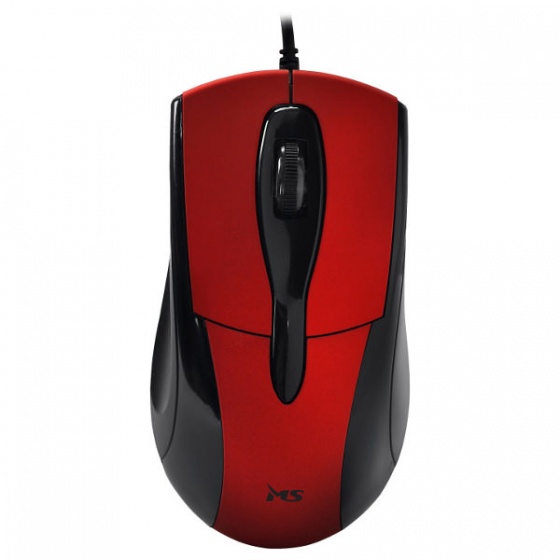 MS miš SKIPPER 3 crveni USB