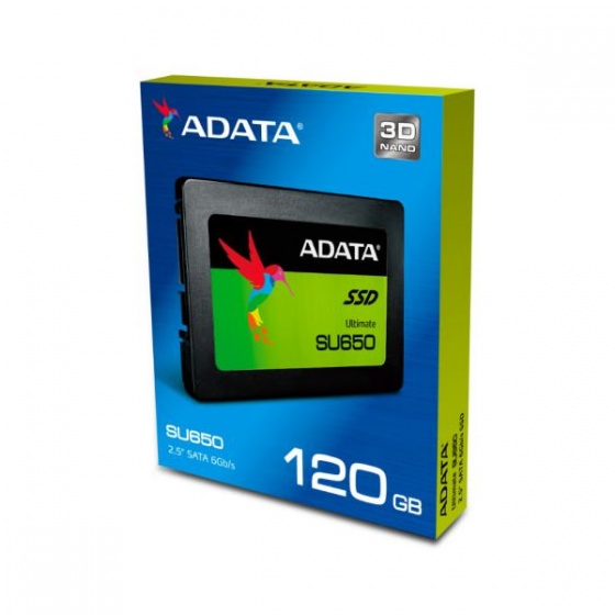 ADATA SSD SU650 120GB 3D Nand, ASU650SS-120GT-C