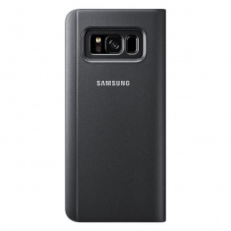 Samsung Galaxy S8 Clear View Standing Cover Black