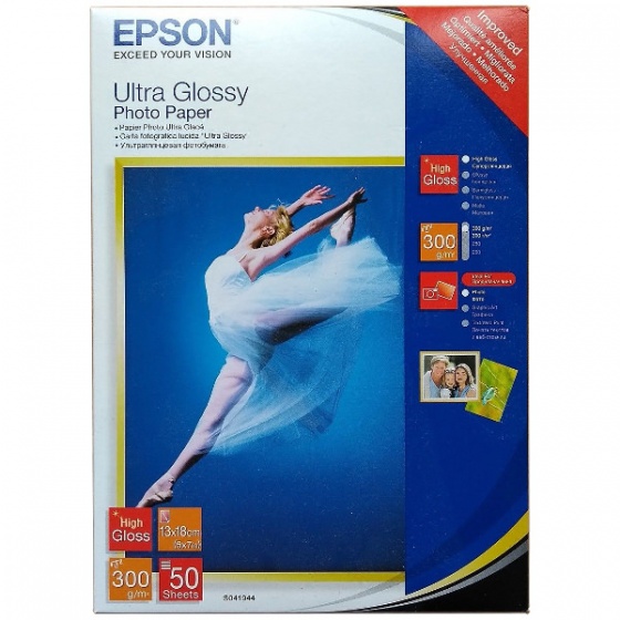 Papir foto Epson Ultra Glossy 13x18cm 300gr 50 listova