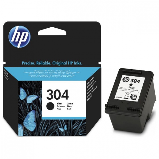 HP tinta N9K06AE (No.304) Black