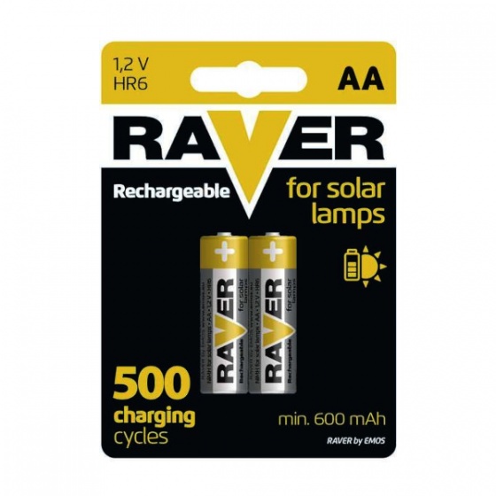 Baterija RAVER Solar AA 1,2V punjiva HR6 za ručne svijetiljke B7426