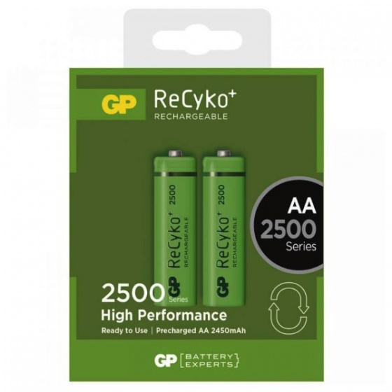 Baterija GP ReCyko+2500 AA 1,5V punjiva blister 2/1 B1405