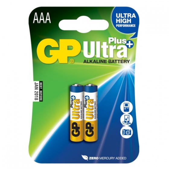Baterija GP AAA 1,5V Ultra Plus blister 2/1 B17112
