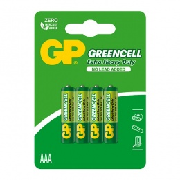 Baterija GP GREENCELL AAA 1,5V blister 4/1 B1211