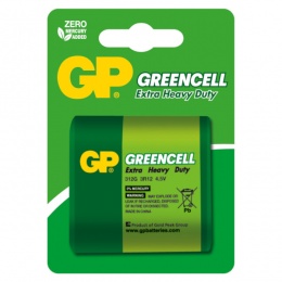 Baterija GP GREENCELL 3R12 4,5V blister 1/1 B1261