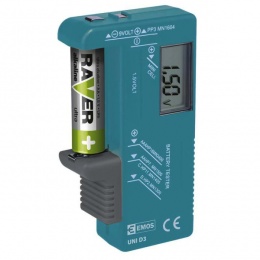 Emos univerzalni tester za baterije sa LCD displejom NO322
