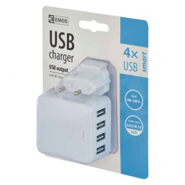 Emos kućni punjač USB SMART 6.8A  V0117