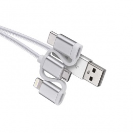 Emos kabal USB-Micro B,C, i16P, 1m SM7052