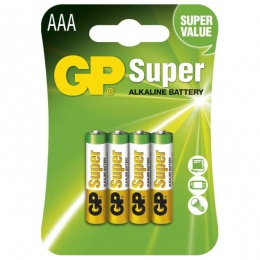 Baterija GP Super AAA 1,5V Super blister 4/1 B1311