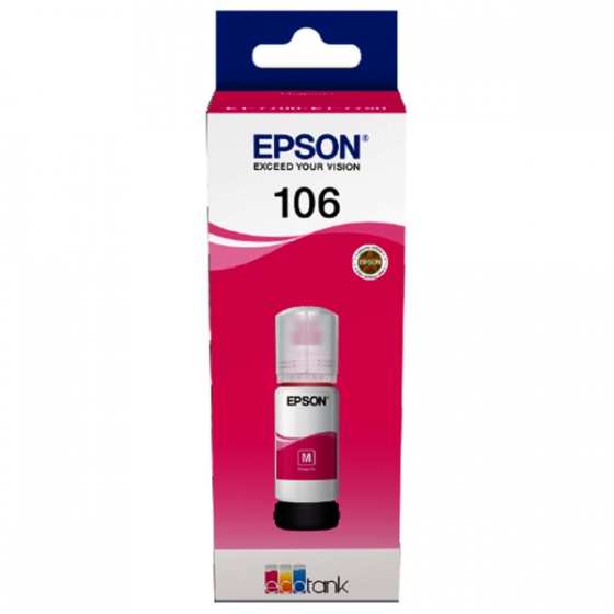 Epson tinta 106 EcoTank Magenta ink (C13T00R340)