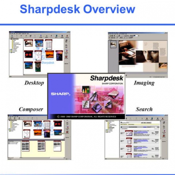 Sharpdesk licenca MX-USX1 ver. 3.3 (1-licenca kit) el. ključ