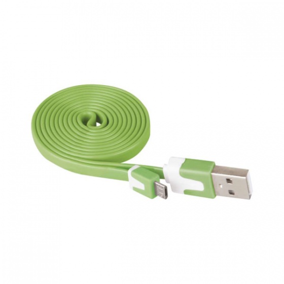 Emos kabal Micro USB 1m zeleni SM7001G