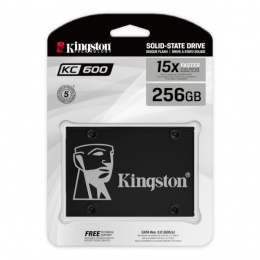 Kingston SSD KC600 256GB TLC 3D NAND AES 256-bit, SKC600/256G