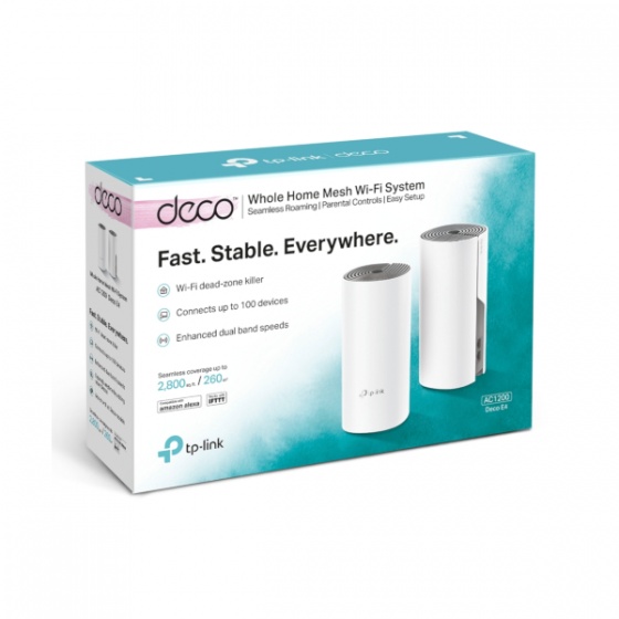 DECO-E4(2-PACK) - AC1200 Whole-Home Mesh Wi-Fi System
